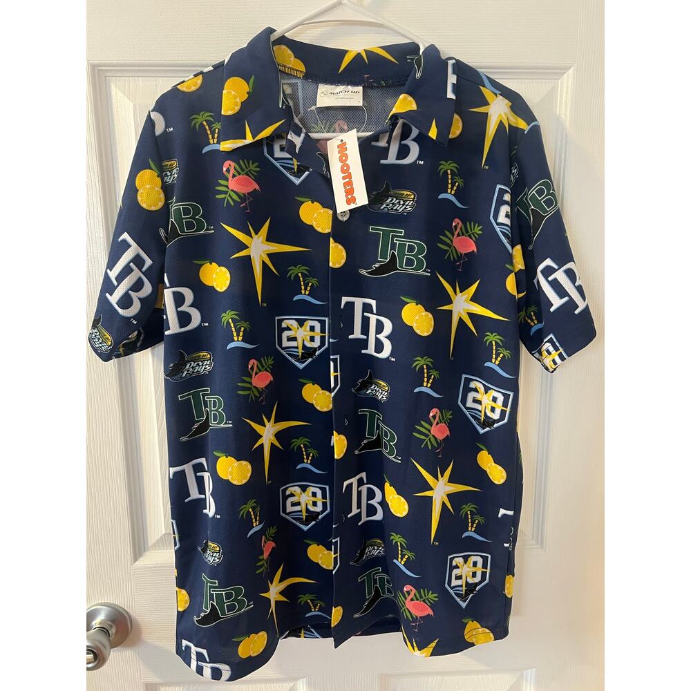 Tampa Bay Devil Rays Hawaiian Button Down